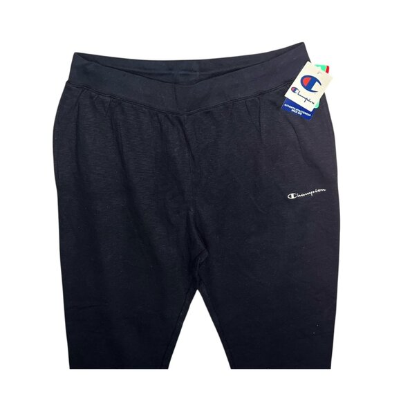 Champion Power Blend Jogger Style Sweat Pants Sz XXL Unisex Mens Black - Picture 3 of 15